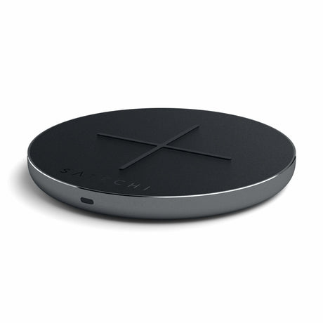 EAN 0879961007478 - Satechi ST-IWCBM cargador de dispositivo móvil Smartphone Negro, Gris USB Cargador inalámbrico Carga rápi imagen 1