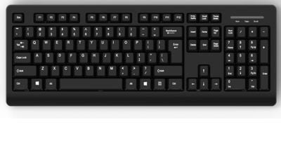 EAN 4260664870067 - MediaRange MROS109 teclado Oficina USB QWERTZ Alemán Negro imagen 1