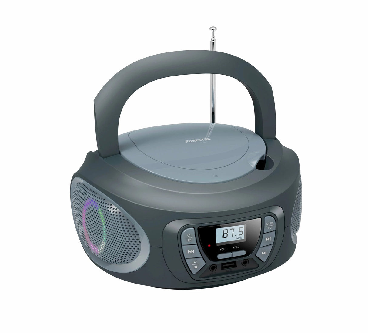 Radio Cd Fonestar Boom-One-G 13w Gris