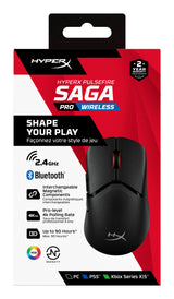 EAN 0198415001658 - HyperX Pulsefire Saga Pro Wireless Gaming Mouse ratón Juego Ambidextro RF Wireless + Bluetooth + USB Type imagen 1