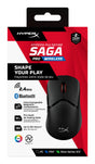 EAN 0198415001658 - HyperX Pulsefire Saga Pro Wireless Gaming Mouse ratón Juego Ambidextro RF Wireless + Bluetooth + USB Type imagen 1