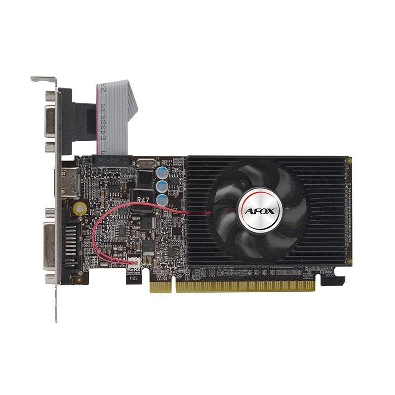 Afox Geforce Gt610 1gb Ddr3 64bit Dvi Hdmi Vga Lp Fan 	Af610-1024d3l7-V5