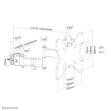 Neomounts By Newstar Soporte De Poste Para Tv 75x75 - 200x200mm 25kg 23-42''