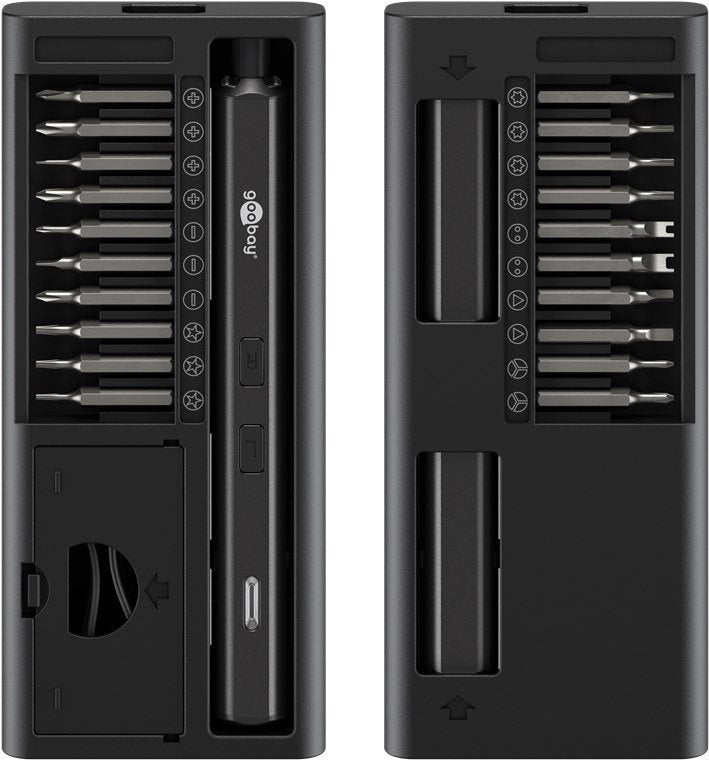 Goobay 77838 Destornillador Eléctrico Y Llave De Impacto Negro