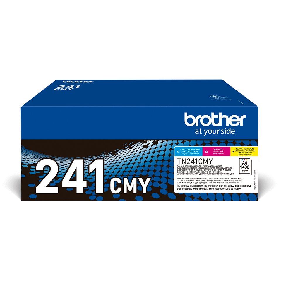 EAN 4977766812832 - Brother TN-241CMY cartucho de tóner 3 pieza(s) Original Cian, Magenta, Amarillo imagen 1