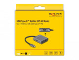 Delock 87805 Divisor Usb Type-C (Modo Dp Alt) A 2 X Hdmi Mst Con Usb Type-C Pd