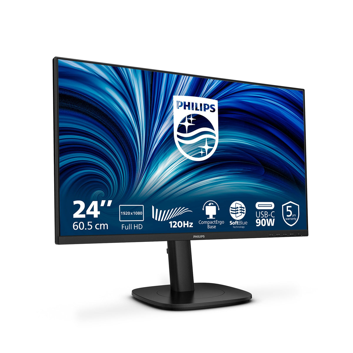 EAN 8721038002461 - Philips 3000 series 24B2U3301/00 pantalla para PC 60,5 cm (23.8") 1920 x 1080 Pixeles Full HD LCD Negro imagen 3