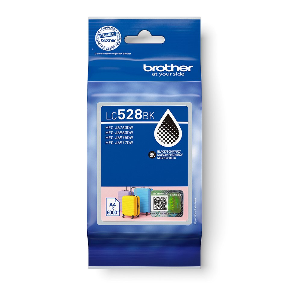 Tinta Brother Lc528 Negro Original - Lc528bk