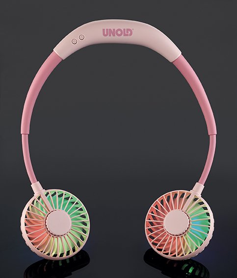 86694 Nackenventilator Breezy Rosa 1,2w 3geschwindigkeitsstufen Ø8,5cm