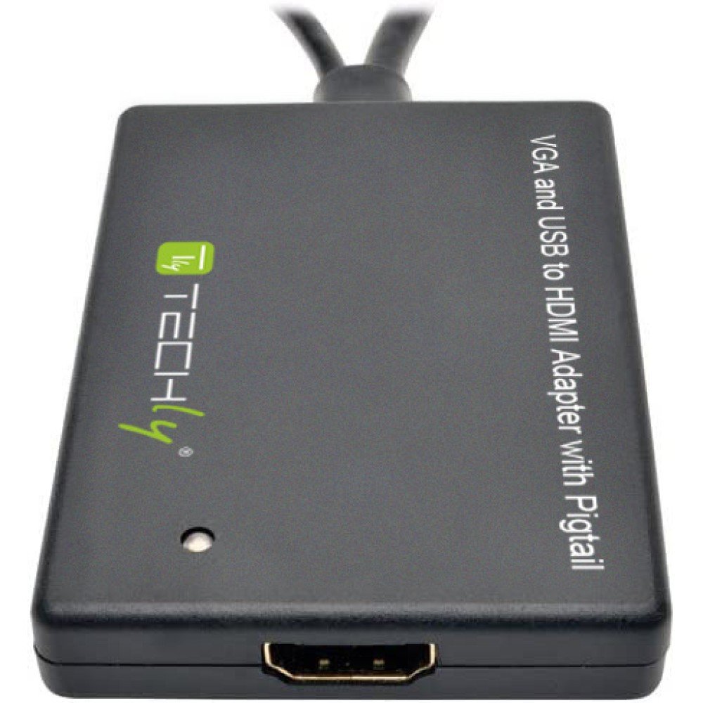 Techly Idata Hdmi-Vga3 Adaptador Hdmi A Svga+Usb