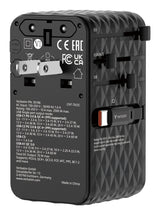 EAN 23942301868 - Verbatim Charge 'n' Travel 70W Universal Negro Corriente alterna Carga rápida Interior imagen 5