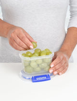 Simema Fiambrera Set Klip It Plus 3 X 400 Ml Azul