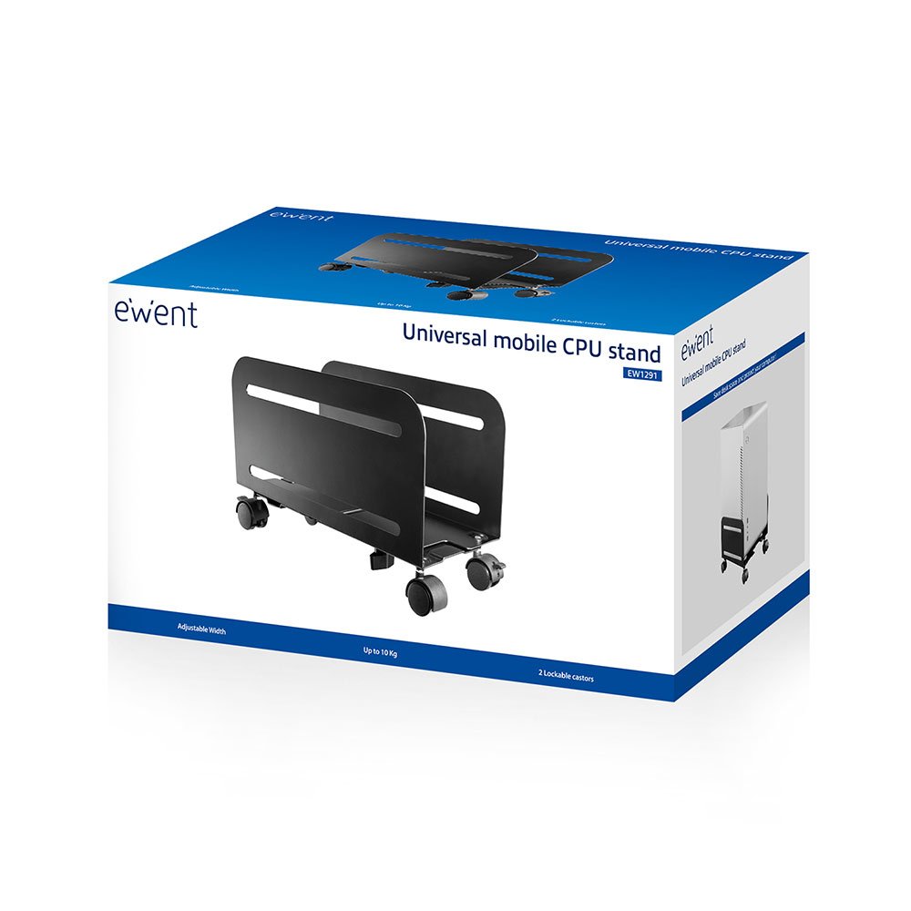 EAN 8054392619441 - Ewent EW1291 soporte de CPU Carro para equipo informático Negro imagen 6