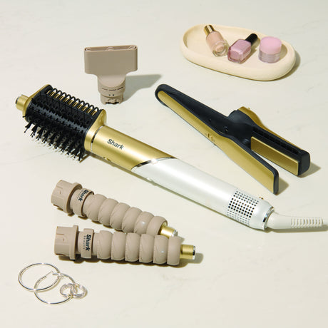 EAN 0622356360289 - Shark Glam Straight & Waves multistyler Herramienta de peinado con múltiples accesorios Airflow Oro 1400  imagen 9