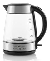 Eta Eta115490000 Crystela Glass Kettle, 1.7 L, 2200 W