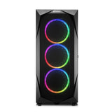 Caja Pc Sharkoon Rev300 2xusb3.0 Rgb Sin Fuente Negro