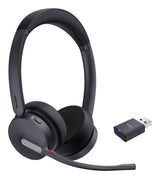 Auriculares Yealink Wh64 Hybrid Dual Teams, Negros, Variante Teams, Modos Dect Y Bluetooth Wh64 Hybrid Dual Teams