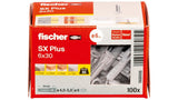EAN 4048962480825 - Fischer 568006 tornillo de anclaje y taco 100 pieza(s) Anclaje de expansión 30 mm imagen 4