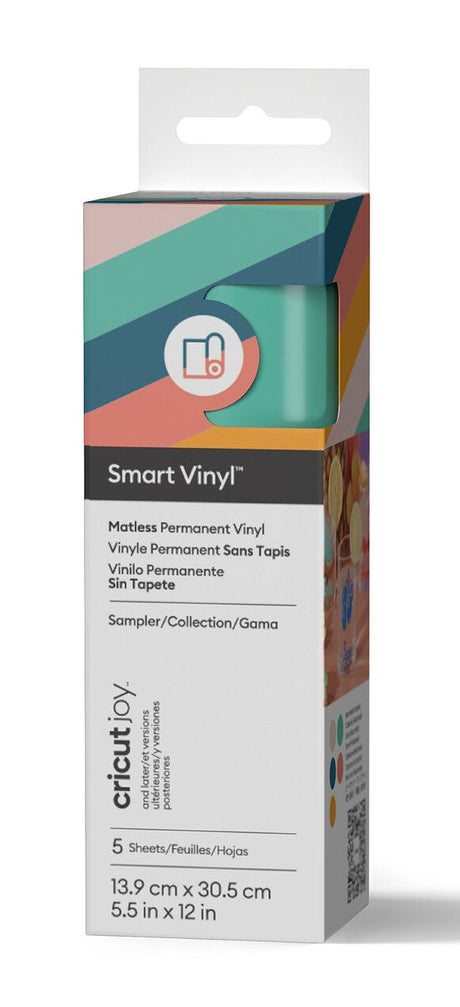 EAN 0093573776670 - Cricut 2011353 vinilo adhesivo Permanente Coral, Color menta, Naranja, Rosa, Verde azulado Mate imagen 1