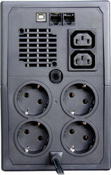 EAN 5904006036658 - Orvaldi ID1K0CH sistema de alimentación ininterrumpida (UPS) Línea interactiva 1 kVA 600 W imagen 2
