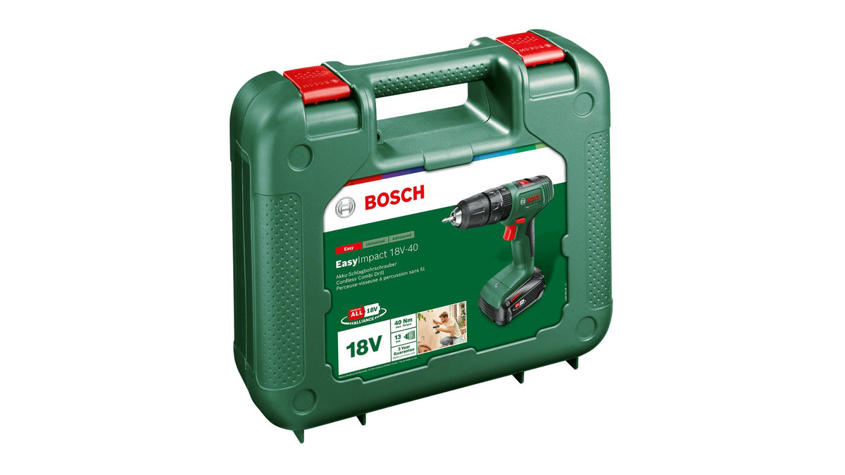 EAN 4053423230710 - Bosch Easy Impact 18V-40 163 RPM Sin llave 1,4 kg Negro, Verde imagen 3