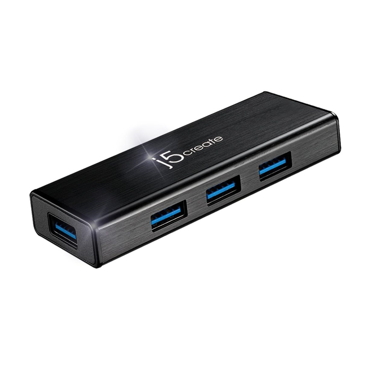 J5create Juh340 Mini Hub Usb 3.0 4 Puertos J5 Create Juh340, Usb 3.0 (3.1 Gen 1) Micro-B, Usb 3.0 (3.1 Gen 1) Type-A, 5000 Mbit/S, Negro, Aluminio, 0,6 M