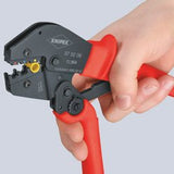 Alicate Knipex 97 52 06 Crimpadora Rojo/Negro, Acero, De Plástico, Rojo, 25 Cm, 565 G