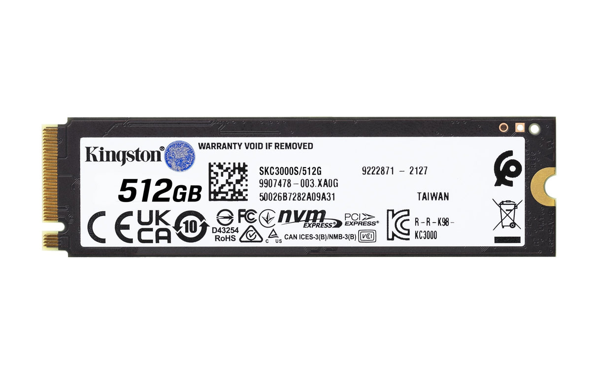 Disco Ssd Kingston M.2 512gb Skc3000s/512g Nvme Pcie 4.0