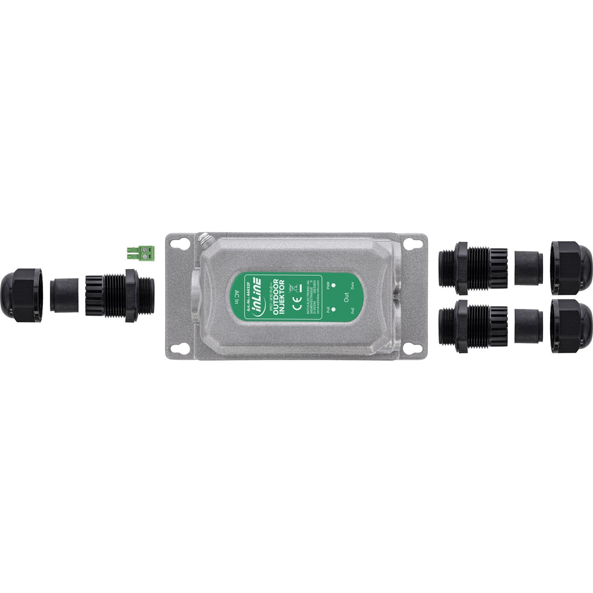 Inyector Poe++ Inline® De 60 W Para Exteriores, 2,5 Gb/S, Protección Ip67 Contra El Polvo Inline®