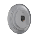 Mebus 19448 Reloj De Pared Reloj De Pared Digital Alrededor Plata, Blanco