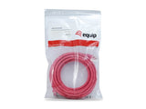 Equip Cable De Red Cat8.1 S/Ftp 2xrj45  0.50m Rojo (Sstp)Pi