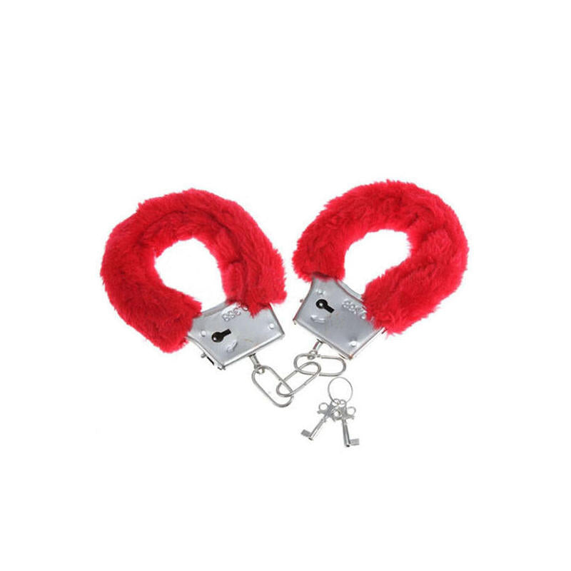 Diablo Picante - Esposas Metal Forradas Rojo