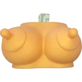 Diablo Picante - Hucha Forma De Tetas Tono Dorado