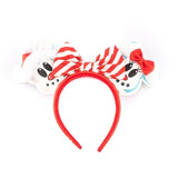Diadema Loungefly Disney Minnie Y Mickey Muecos De Nieve