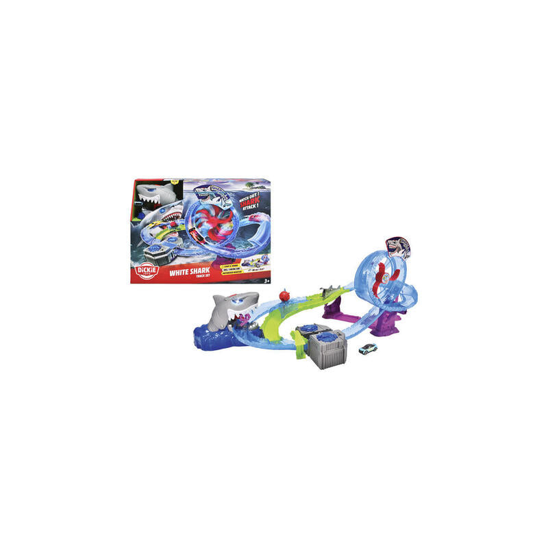 Dickie White Shark Track Set, Pista De Carreras 203338002