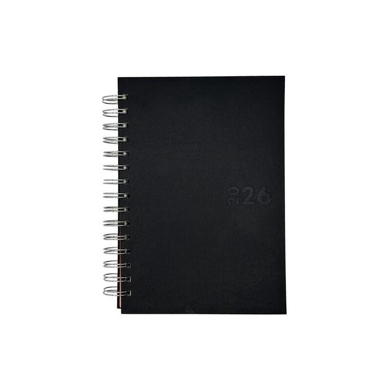 Didex Agenda Boston Espiral 21dz 14.5x21cm Negro 2026