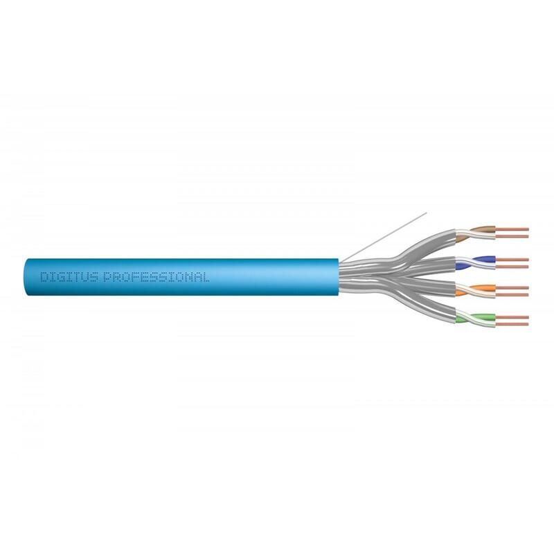 Digitus Installation Cable Cat.6a U Ftp Dca Solid Wire Awg 23 1 Lsoh 50m Azul Foiled