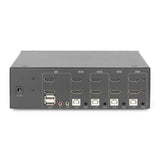 Digitus Kvm-Switch 4-Port 4k Hdmi Dual-Display