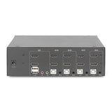 Digitus Kvm-Switch 4-Port 4k Hdmi Dual-Display
