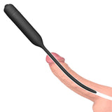Dilatador De Uretra Con Vibración Negro