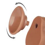 Dildo Sliding Sking 7 Marrón