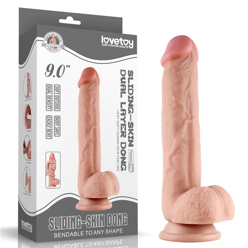 Dildo Sliding 9.5 Natural