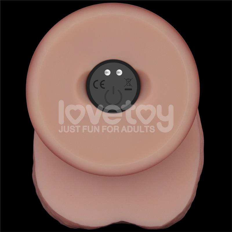 Dildo Con Vibración Piel Deslizante Silicona Dual Layer 10