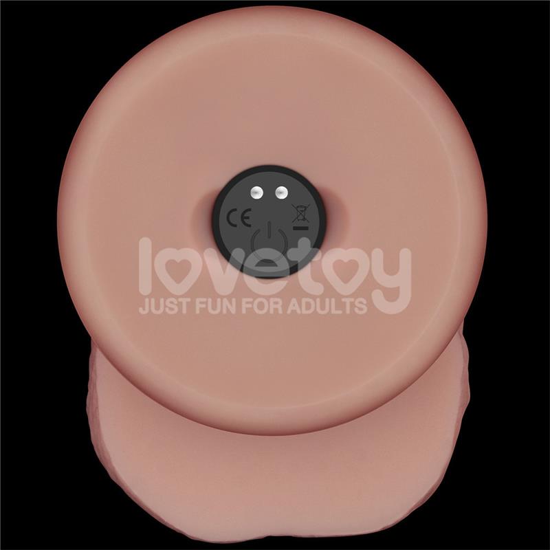 Dildo Con Vibración Piel Deslizante Silicona Dual Layer 8.5