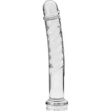 Dildo Cristal Nebula Series By Ibiza - Modelo 16  Borosilicato 18.5 X 3 Cm Transparente