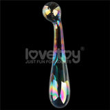 Dildo De Cristal Que Brilla En La Oscuridad Twilight Gleam Alluring Arc
