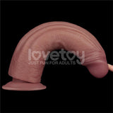 Dildo Dual Density Con Vibración 10.5