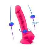 Dildo Dual Density Mod. 1 - 9 Rosa