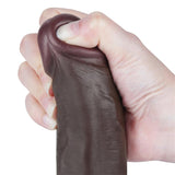 Dildo Dual Density Piel Deslizante 8.5