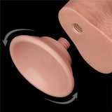 Dildo Dual Density Piel Deslizante 9